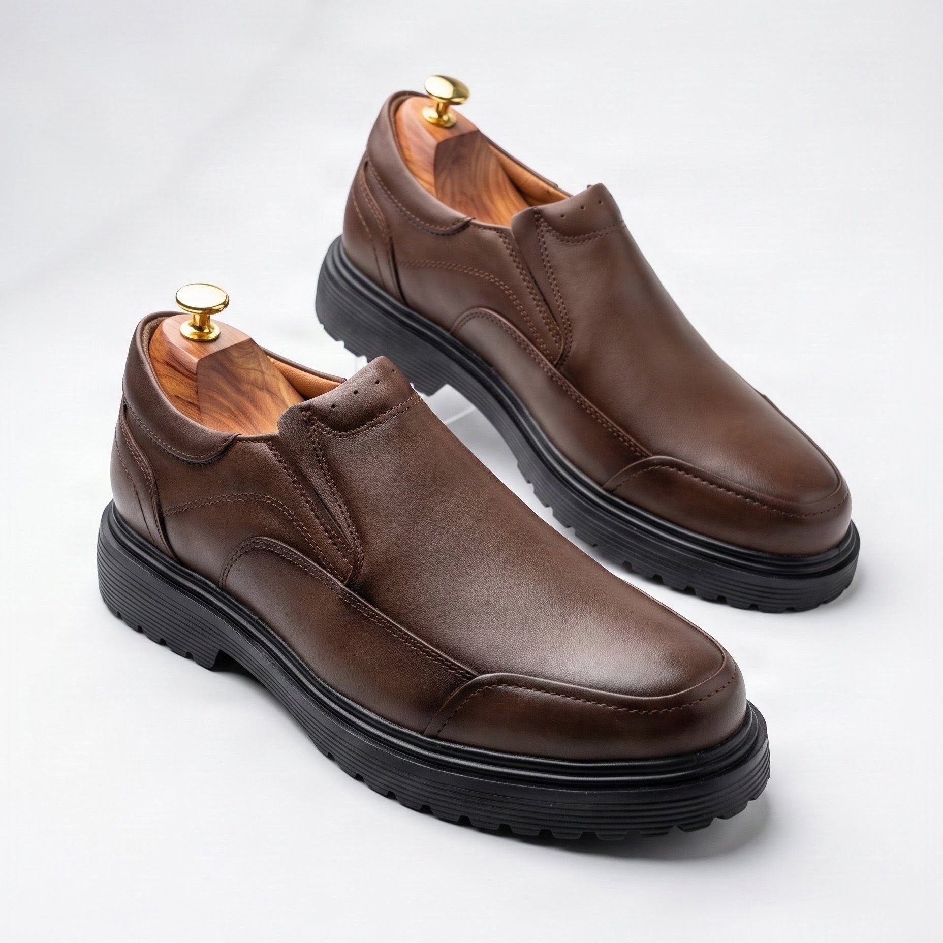 "Elite Step" - Chaussure Derby pour Homme en Cuir Véritable (Copie)