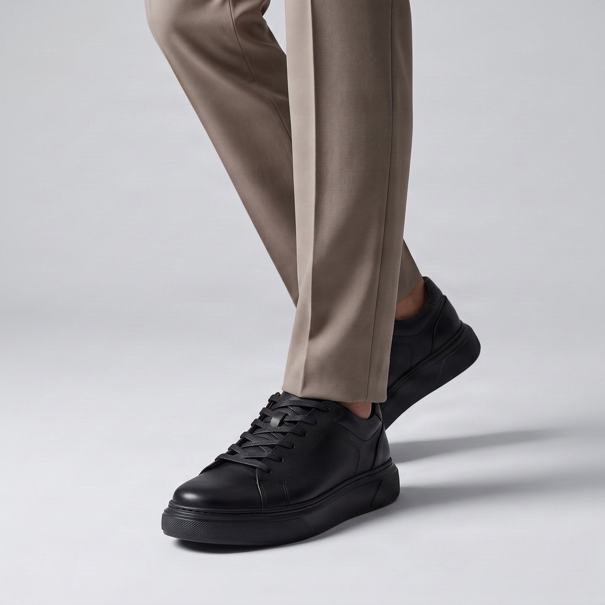 Basket homme en cuir vue 1 - BLISS