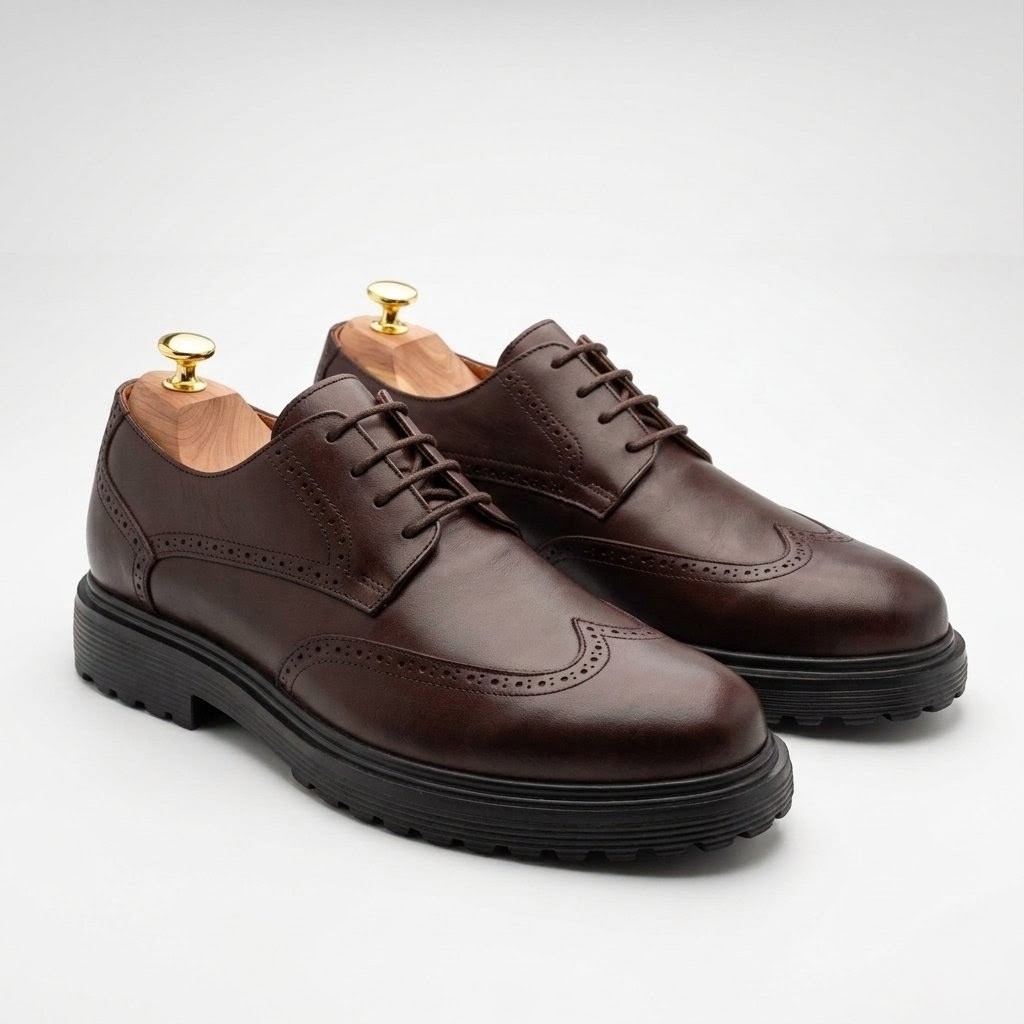 Chaussures Richelieu en Cuir