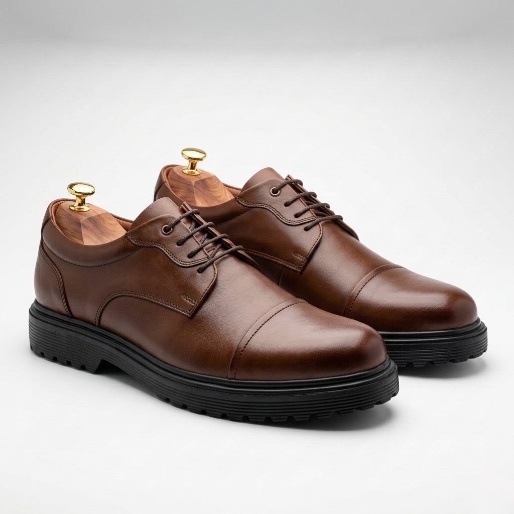 Derby Homme Premium Confort – Cuir Véritable